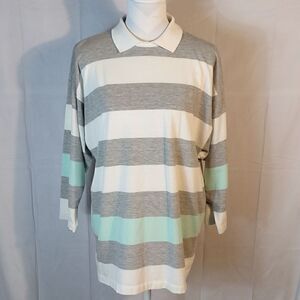 Calamity Jane Stripe Women's Preppy Knit Top